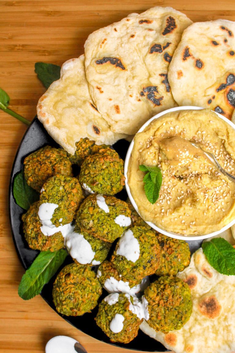 falafel di ceci e spinaci