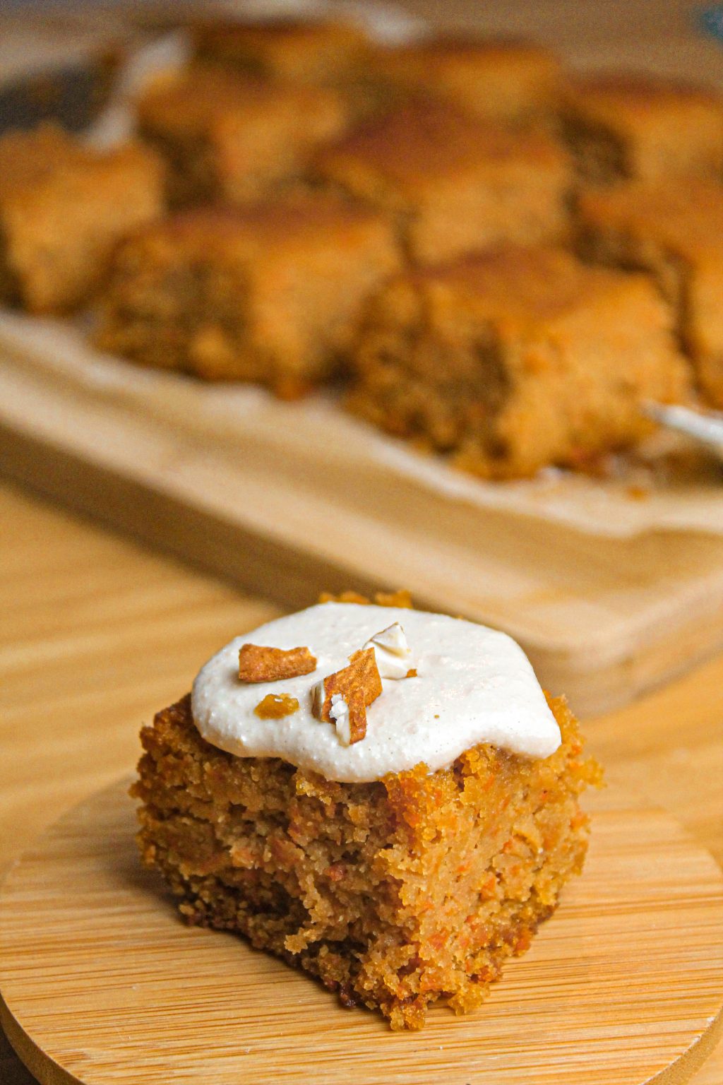 Carrot cake alle mandorle: vegan e gluten-free