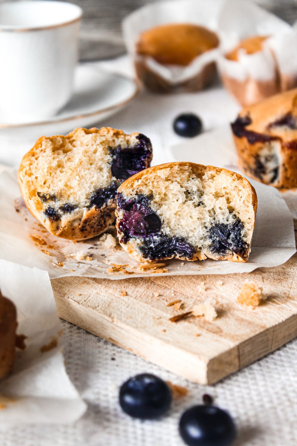 Muffin ai mirtilli vegan