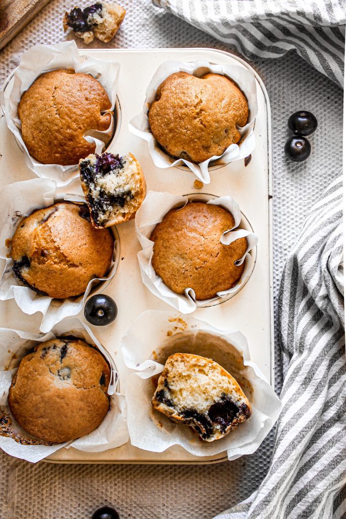 muffin ai mirtilli vegan