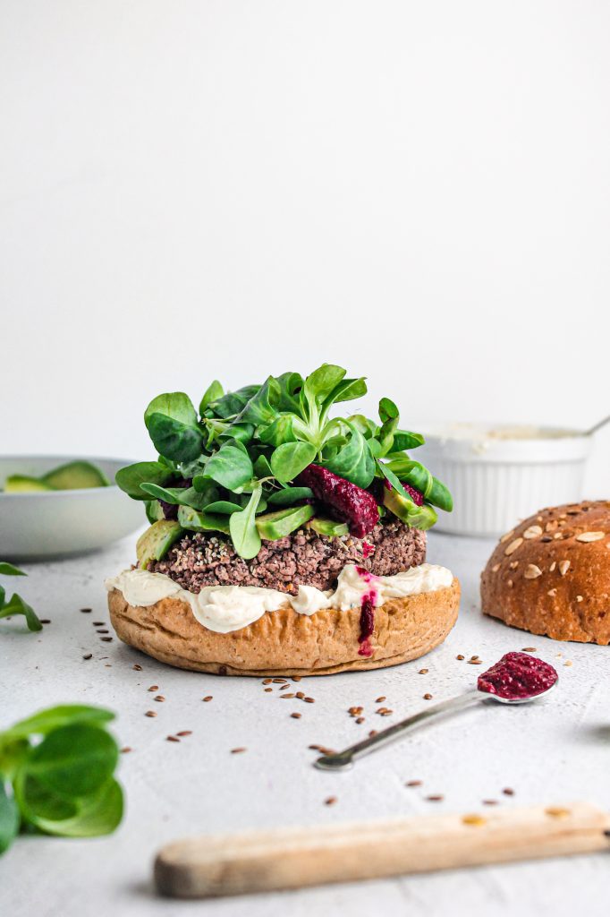 Burger di fagioli rossi