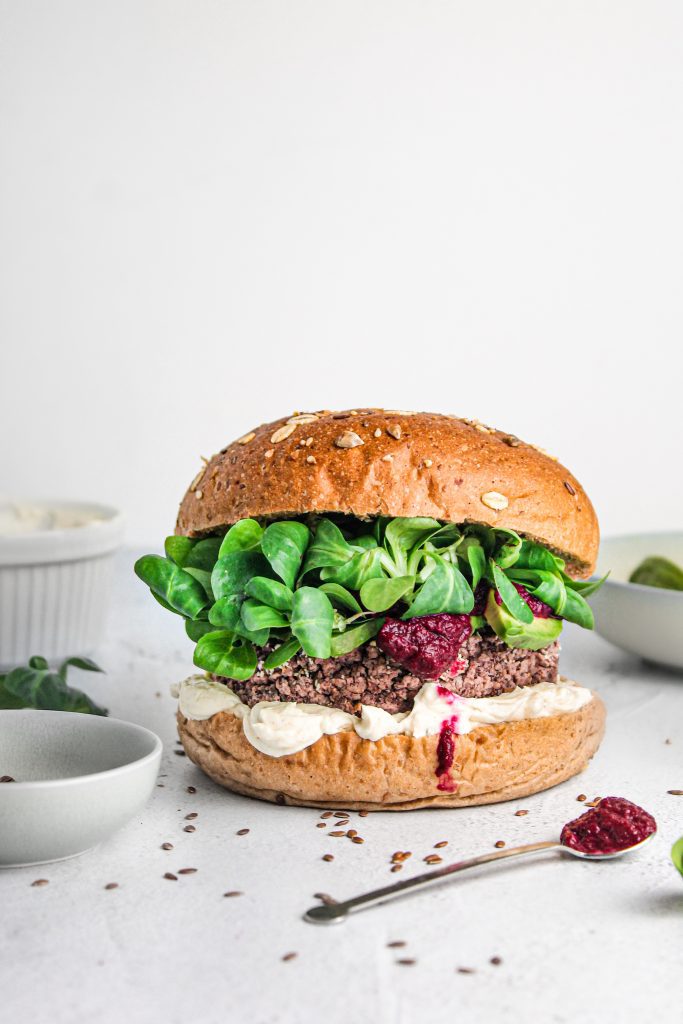 Burger di fagioli rossi