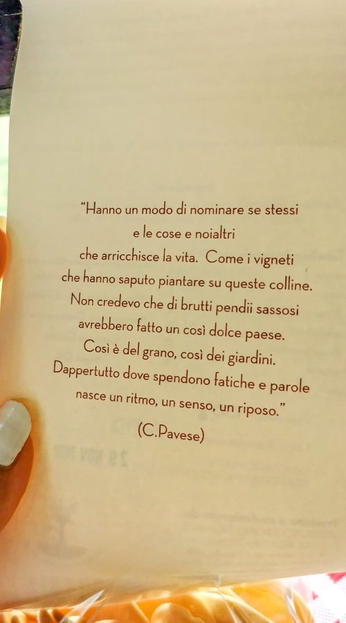 Scritta, Cesare Pavese
